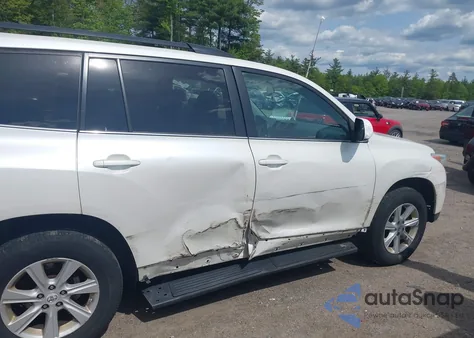 2012 Toyota Highlander Base V6 from USA, damaged, VIN 5TDBK3EH4CS172942